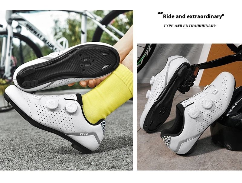 Käschte Leeschtung Männer a Fraen Self-locking Strooss flaach Sport Mountain Vëlo Offroad Schong, D343_voghion.com