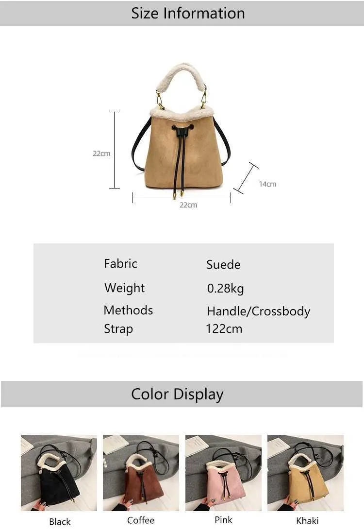 Borsa a secchiello vintage in scamosciato a contrasto tracolla_voghion.com
