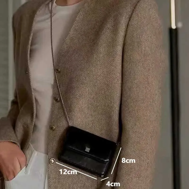 Damen Umhängetasche Kleine Handtasche Aus Kunstleder Casual_voghion.com