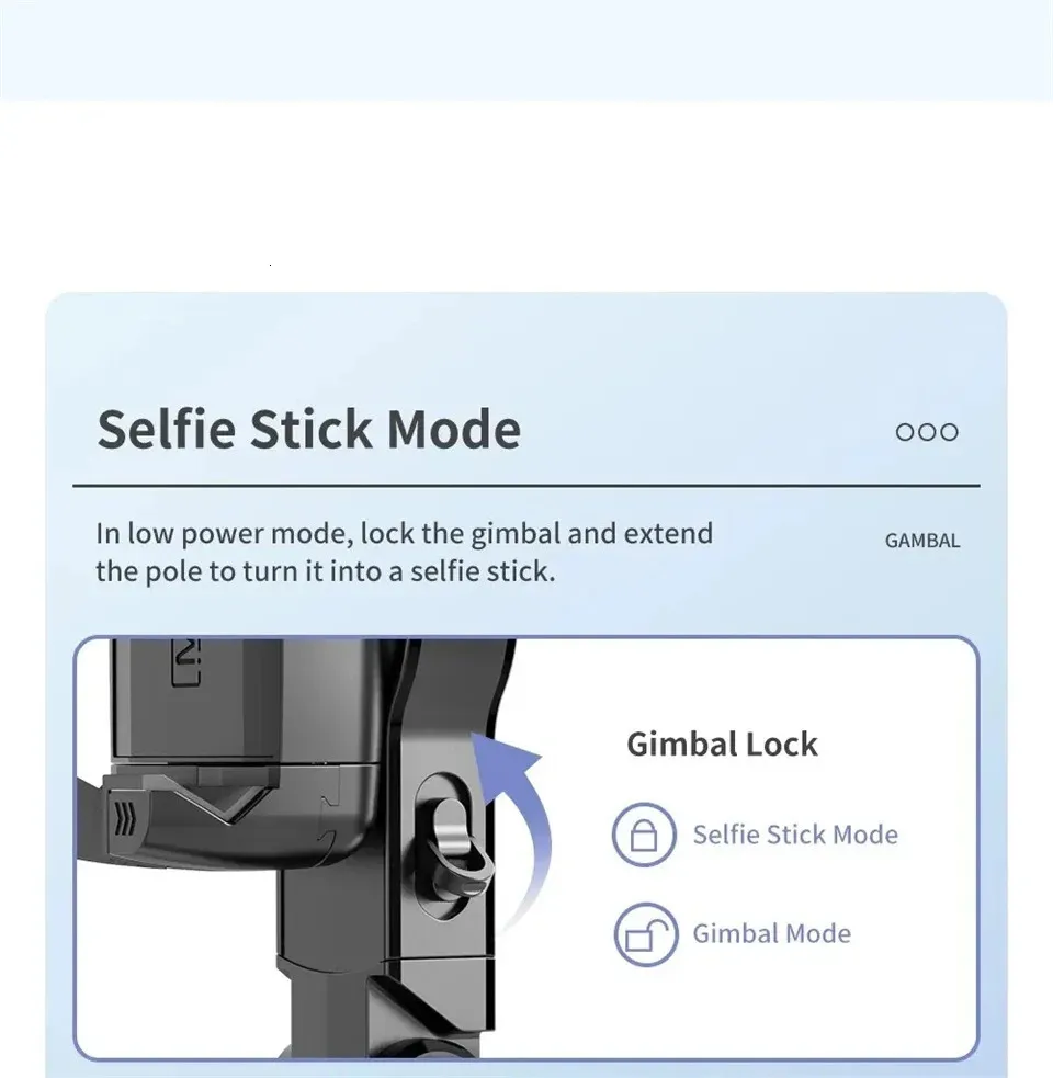 FANGTUOSI 360 Swivel Universal Joint Selfie Stick Tripod With Shutter Fill Light Smartphone Live/Log Stabilizer After_voghion.com