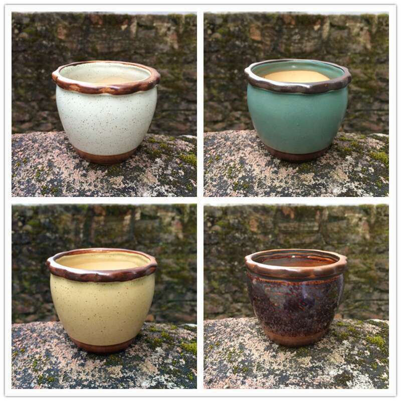 Succulent Flower Pot, Horticultural Mini Creative Rough Ceramic, Home Furnihing, New Product, Ceramic Jar, And_voghion.com