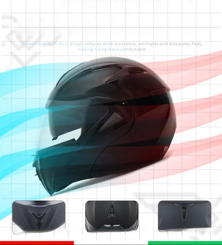 Speciálně navržená pánská odhalená helma VIRTUE pro elektrické motocykly s Bluetooth, běžecká helma může být vyrobena z nové_voghion.com