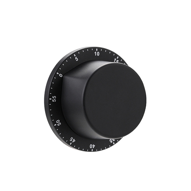 Timer da cucina meccanico manuale in acciaio inossidabile con base magnetica, timer da cucina, sveglia, conto alla rovescia, studio, fitness, strumenti_voghion.com