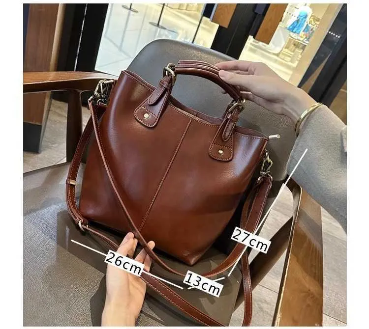 RanHuang Nouveaux Sacs À Main De Mode Pour Femmes De Haute Qualité En Cuir Véritable À Bandoulière Grands Sacs Seaux Designer_voghion.com