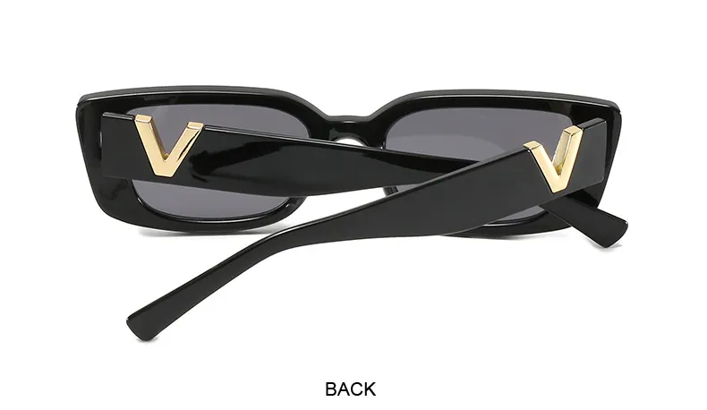 Retro Rectangle Sunglasses For Women Vintage Designer Style_voghion.com