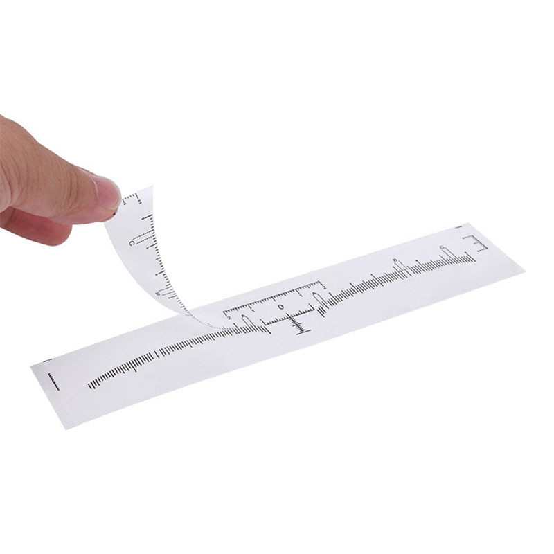 Disposable 50pcs-Lot Eyebrow Ruler Sticker Adhesive Microblading Guide Permanent Makeup Tool_voghion.com