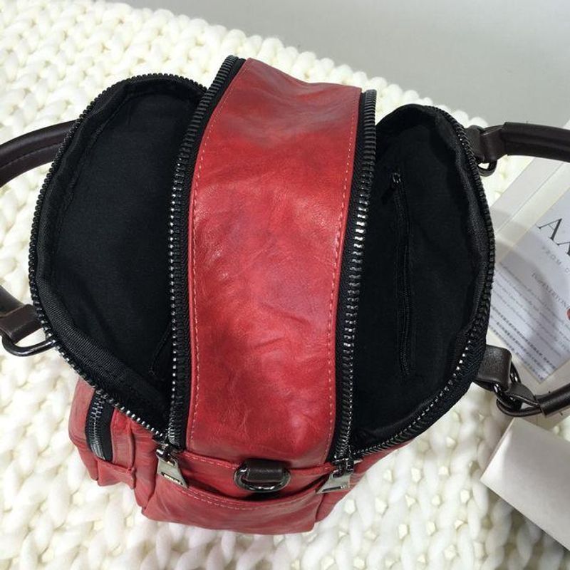 Neu Rucksack Drei-Zweck Tasche Vitage Leder Hadtasche Koreaische-Stil Alle-Passede Casual Studet Schultasche_voghion.com