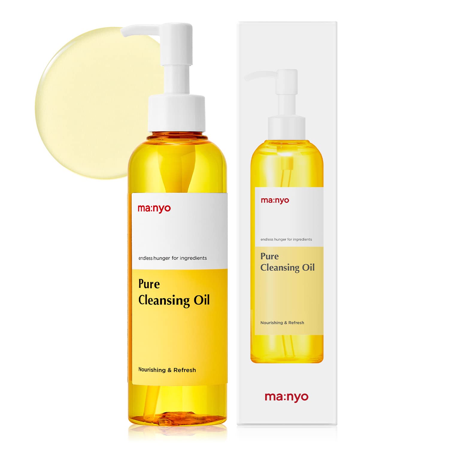 Aceite limpiador puro MANYO FACTORY, limpiador facial coreano, derretimiento de puntos negros, desmaquillante diario con aceite de argán, para mujeres_voghion.com