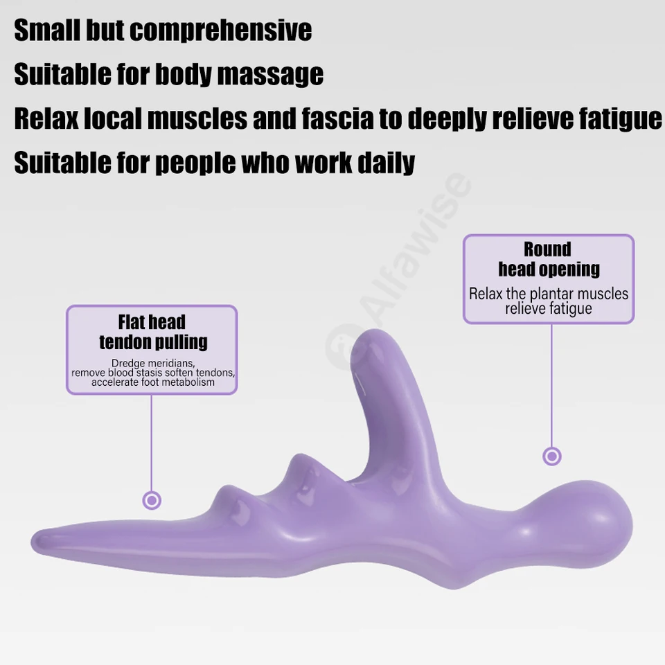 Acupressure Foot Massager Tool For Deep Tissue Trigger Point Relief_voghion.com