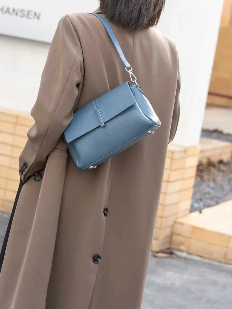 Women's Leather Crossbody Bag, Elegant Versatile Shoulder Bag_voghion.com