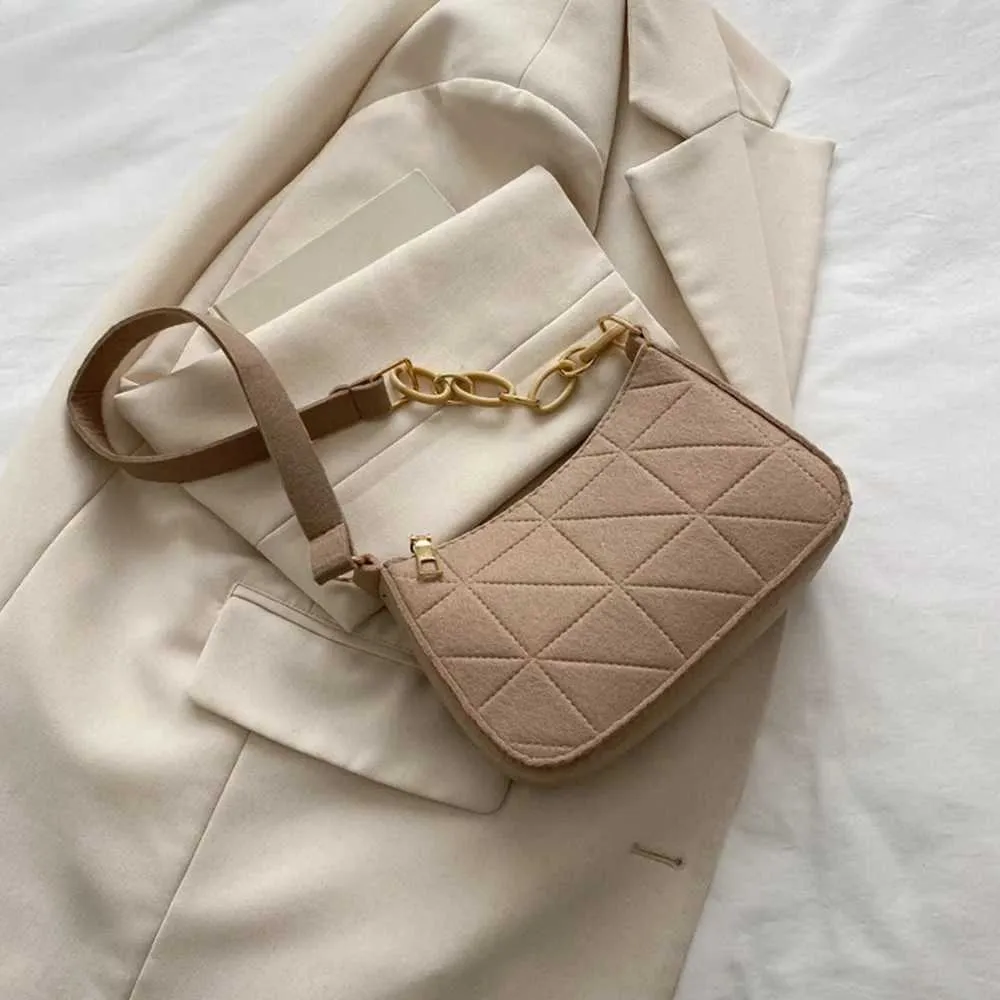 Sac de créateur pour femmes, nouvelle tendance de la mode rétro gerie, sac à bandoulière simple, portefeuille léger décontracté automne et hiver_voghion.com