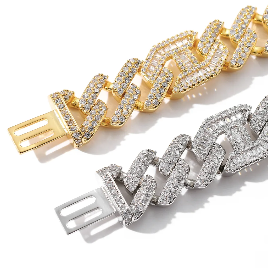 Mossan Diamond Miami 10 mm breiter Pig Nose Trend-BH mit Mikroeinlage aus Zirkonia, kubanische Kette für männliche und weibliche Rapper, Hip Hop_voghion.com