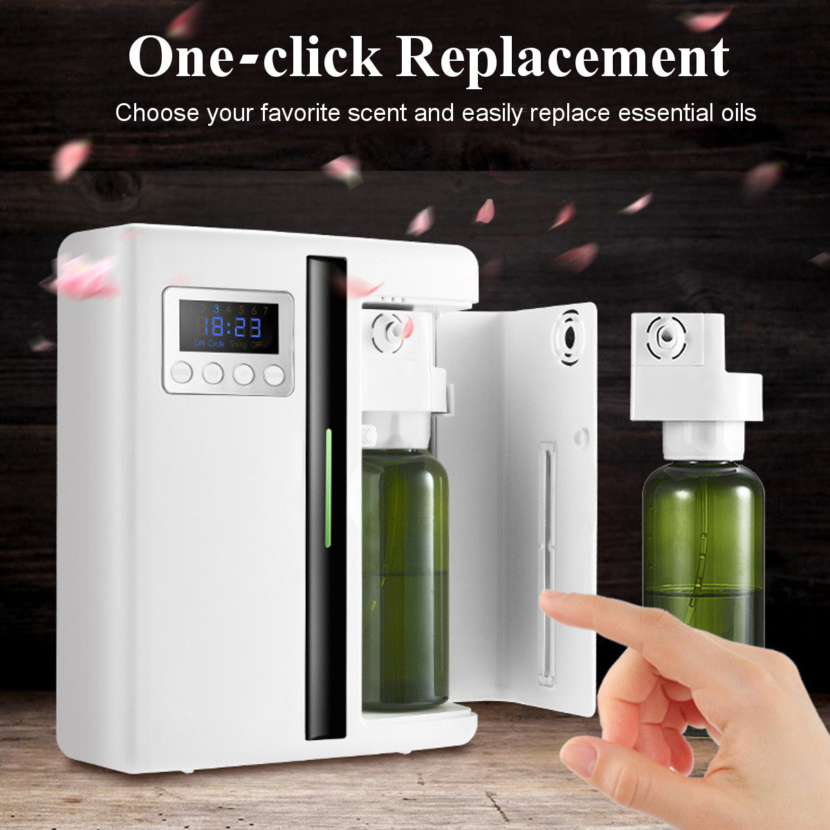 160ML Electric Essential Oil Aroma Diffuser Aroma Fragrance Machine Automatic Spray Aroma Oil For Home Hotel Office_voghion.com