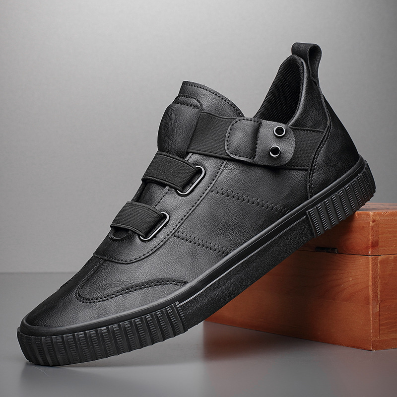 Baoda Autumn and Winter New 20164 Youth Men's Casual Daily Leather Shoes_voghion.com