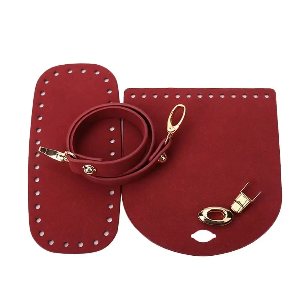 13-teiliges Set mit gewebten Schultergurten aus PU-Leder für die Unterseite von Handtaschen, für handgefertigte Taschen und Rucksäcke, Zubehör 240725_voghion.com