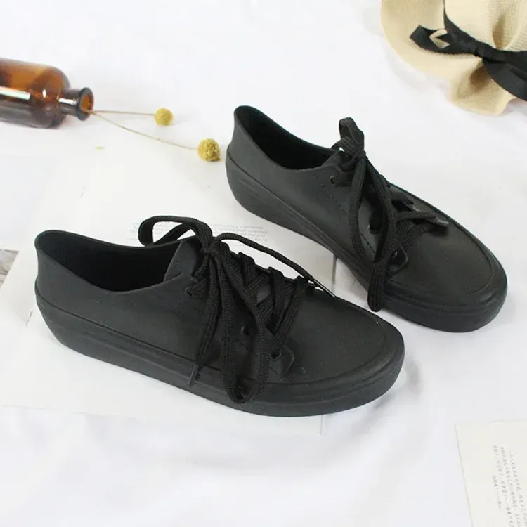 Damen Gummistiefel Sneaker Wasserdicht Für Outdoor Und Freizeit_voghion.com