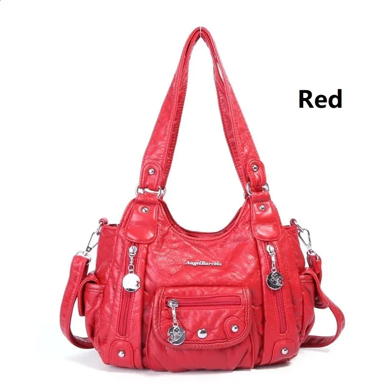 Damenhandtaschen Damentaschen Vintage Weiches Leder Mode Schulranzen Motorradtasche Tragetaschen Umhängetasche 240827_voghion.com