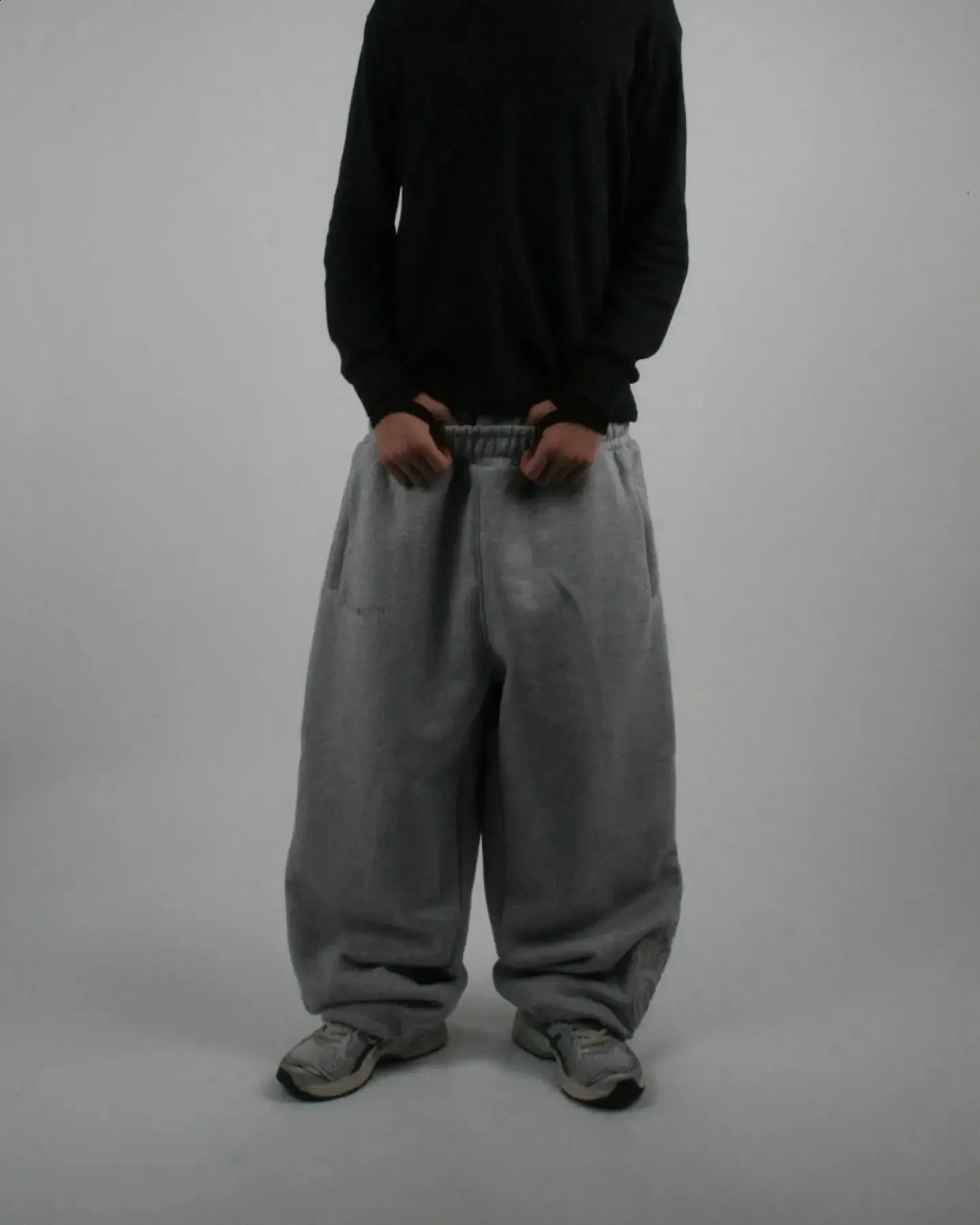 Y2K Retro Men Jogging Pants Double Waist Poker Embroidery Unisex Sweatpants Gothic Hip Hop Streetwear Casual Baggy_voghion.com