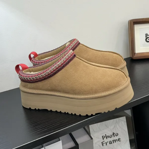 Damestøvler Australien Classic Tasman Slipper ultra mini platform snestøvle dame vinter varme uldsko udendørs_voghion.com