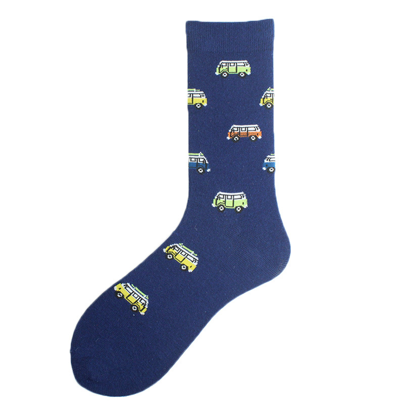 Calcetines de moda para otoño/invierno personalizados para parejas de patinetas de longitud media de marca Instagram de hip hop callejero para hombres y niños_voghion.com