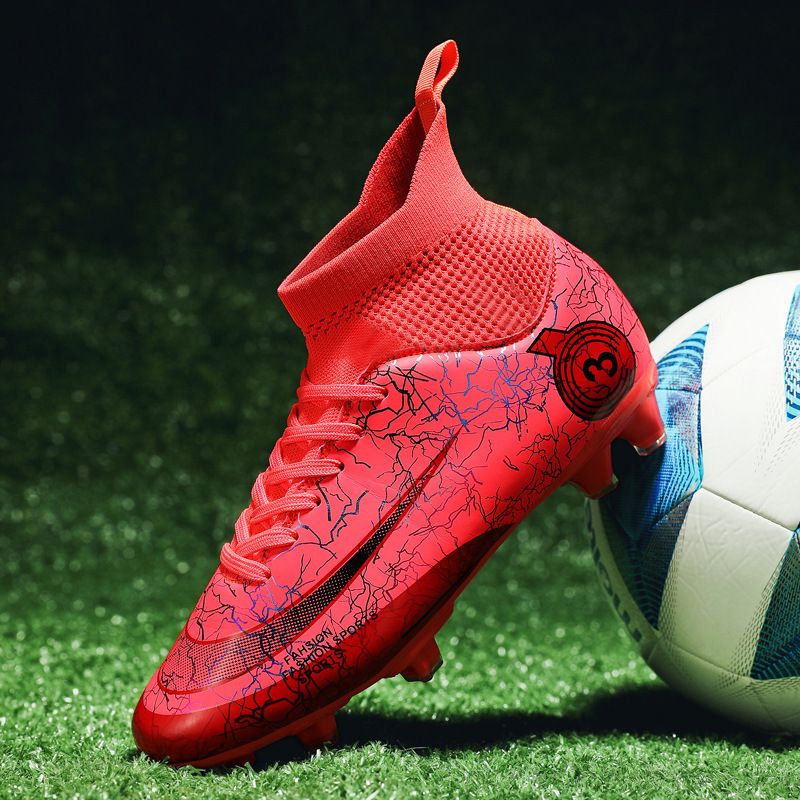 High-Top-Herren-Long-Broken-Nails-Trainings-Fußballschuh für Kinder, Jungen und Mädchen, Größe 48_voghion.com