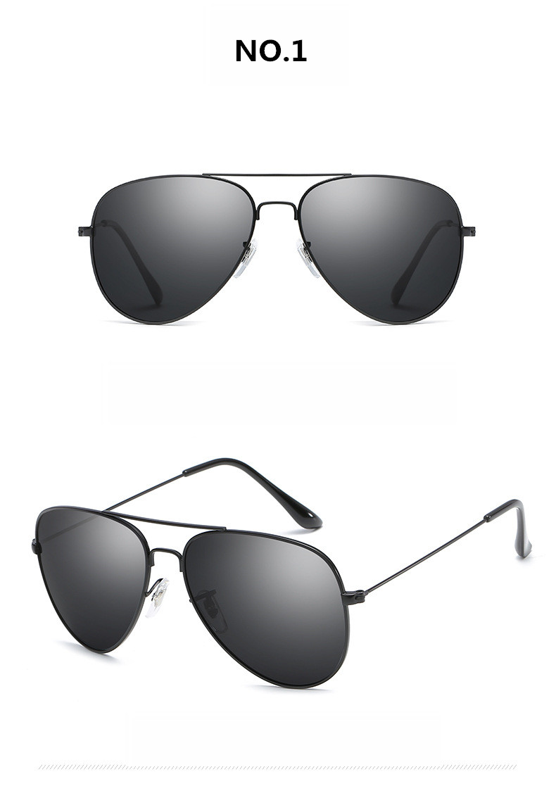 Men's Driving Sun Glasses For Men Women Brand Designer Male Vintage Black Pilot Sunglasses UV400_voghion.com