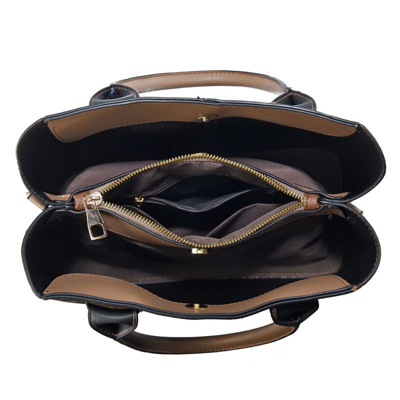 Textured handbag European and American classic large-capacity shoulder messenger women's bag_voghion.com