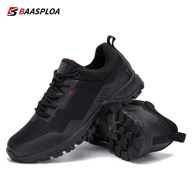 Scarpe da uomo comode, anti-usura, impermeabili, da trekking e da esterno, alla moda, Baasploa New240619_voghion.com