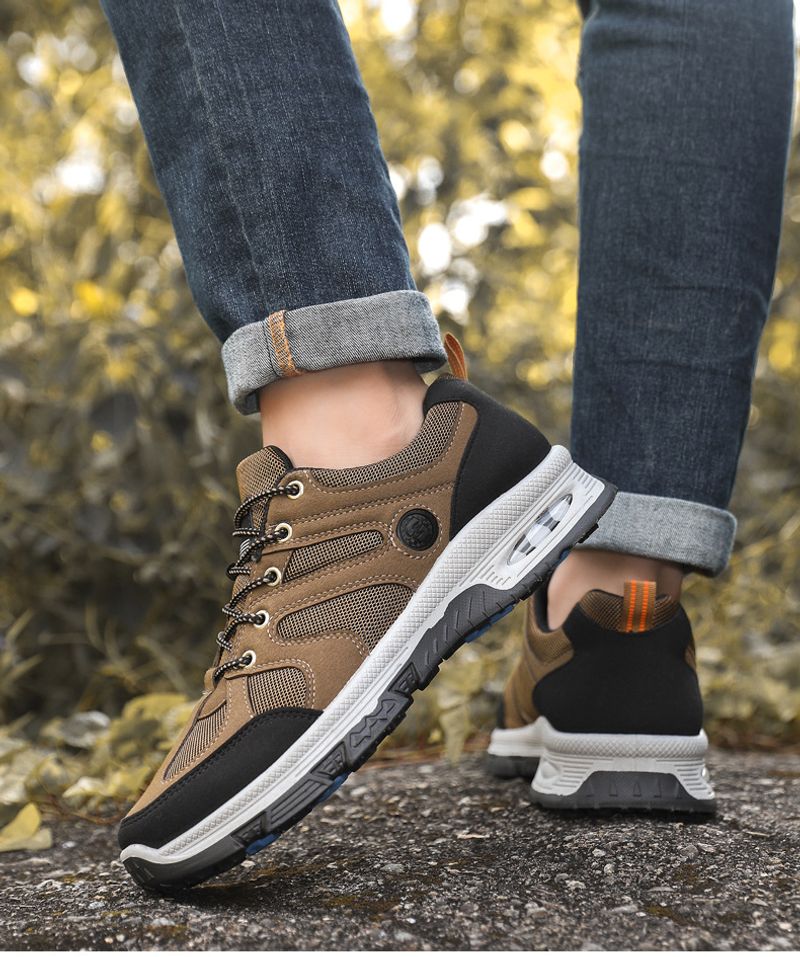 Herrenschuhe Herren Sportschuhe Frühling en Herbst alle Mode Wanderschuhe niedrige Hilfe Arbeitsschuhe Freizeitschuhe_voghion.com