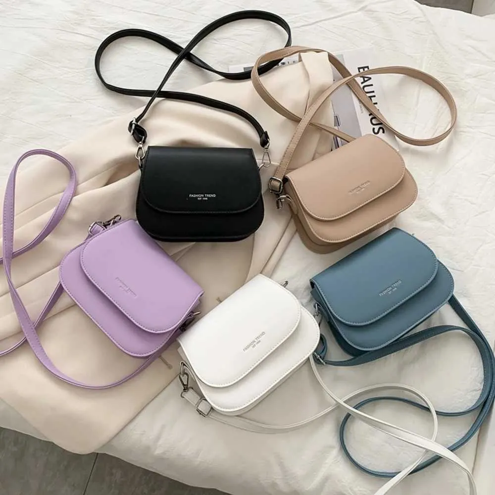 PU kožená dámská taška přes rameno módní jednobarevná mini temperamentní klopová kabelka elegantní dámská crossbody taška psaníčko_voghion.com