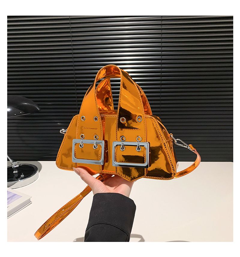 Damen 2024 Neue supermodische tragbare kleine quadratische Tasche Koreanische Ausgabe glänzende Premium strukturierte_voghion.com