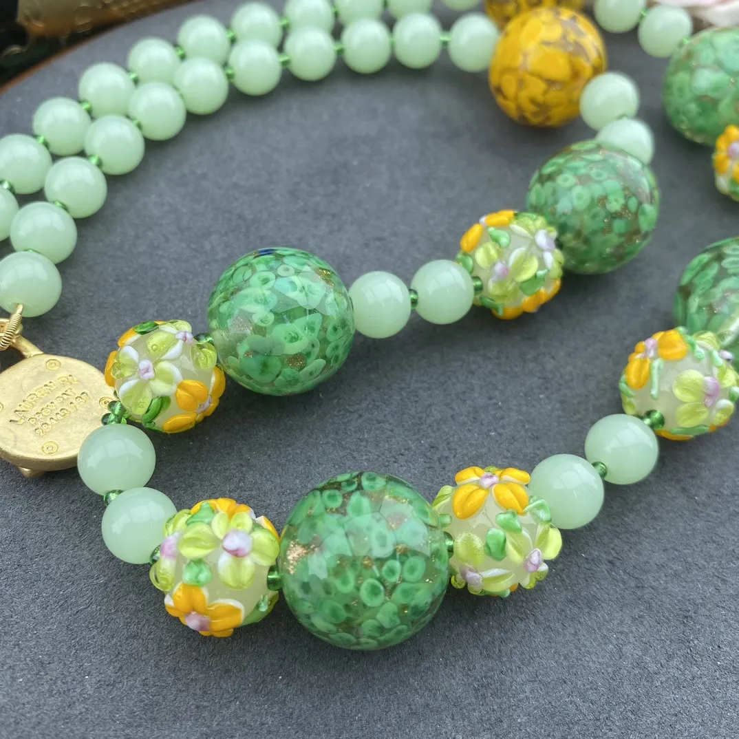 Collares colgantes de estilo vintage, frescos, dulces, encantadores y sencillos, de moda, para desplazamientos diarios, con un toque natural._voghion.com