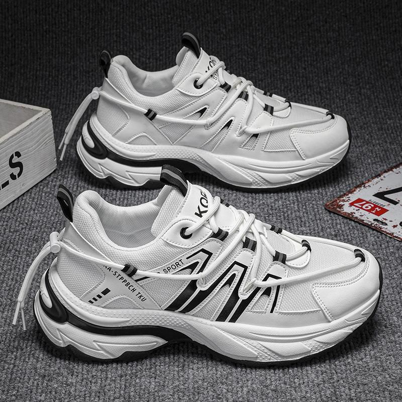 Zapatillas de deporte de malla para caminar para hombre, zapatos casuales de moda_voghion.com