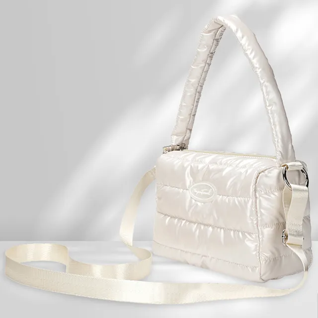 Borsa a mano con tracolla regolabile, borsa morbida e tracolla solida, borsa a mano con manico superiore_voghion.com