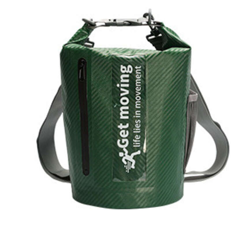 Carbon Fiber Hand-held Bucket Waterproof Beach Drifting Swimming Bag, Outdoor Backpack_voghion.com