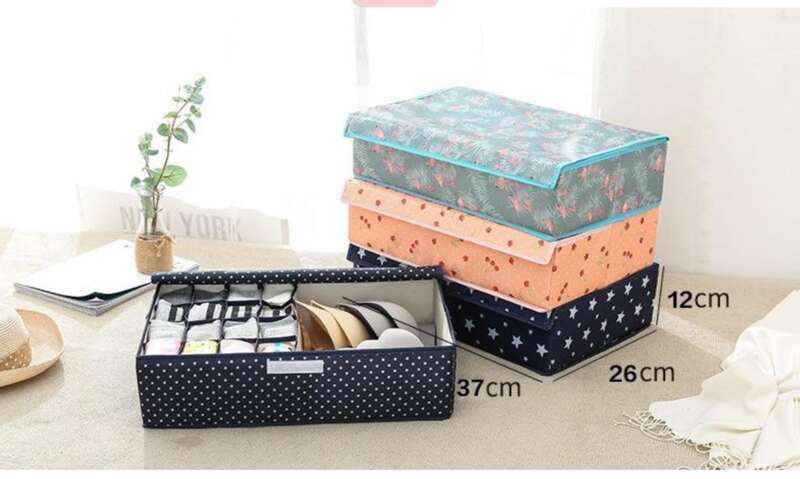 Underwear Storage Box Organiser For Bedroom And Wardrobe_voghion.com