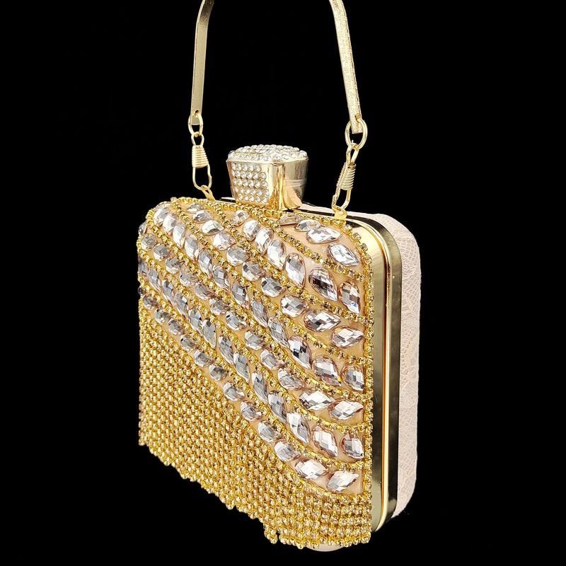 Borsa a catena per feste mini africana a diametro pieno, per ragazze europee e americane alla moda_voghion.com
