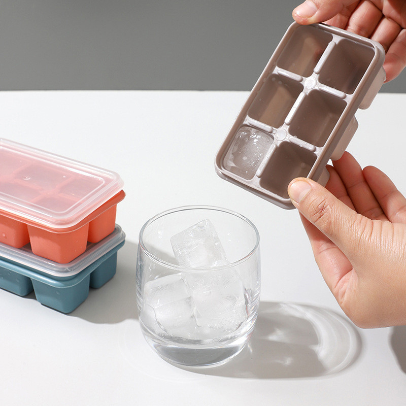 Mini 6 Grids Soft Silicone Ice Cube Tray Ice Mold Ice Cream Maker Summer Party Homemade Cold Drink DIY Tools_voghion.com