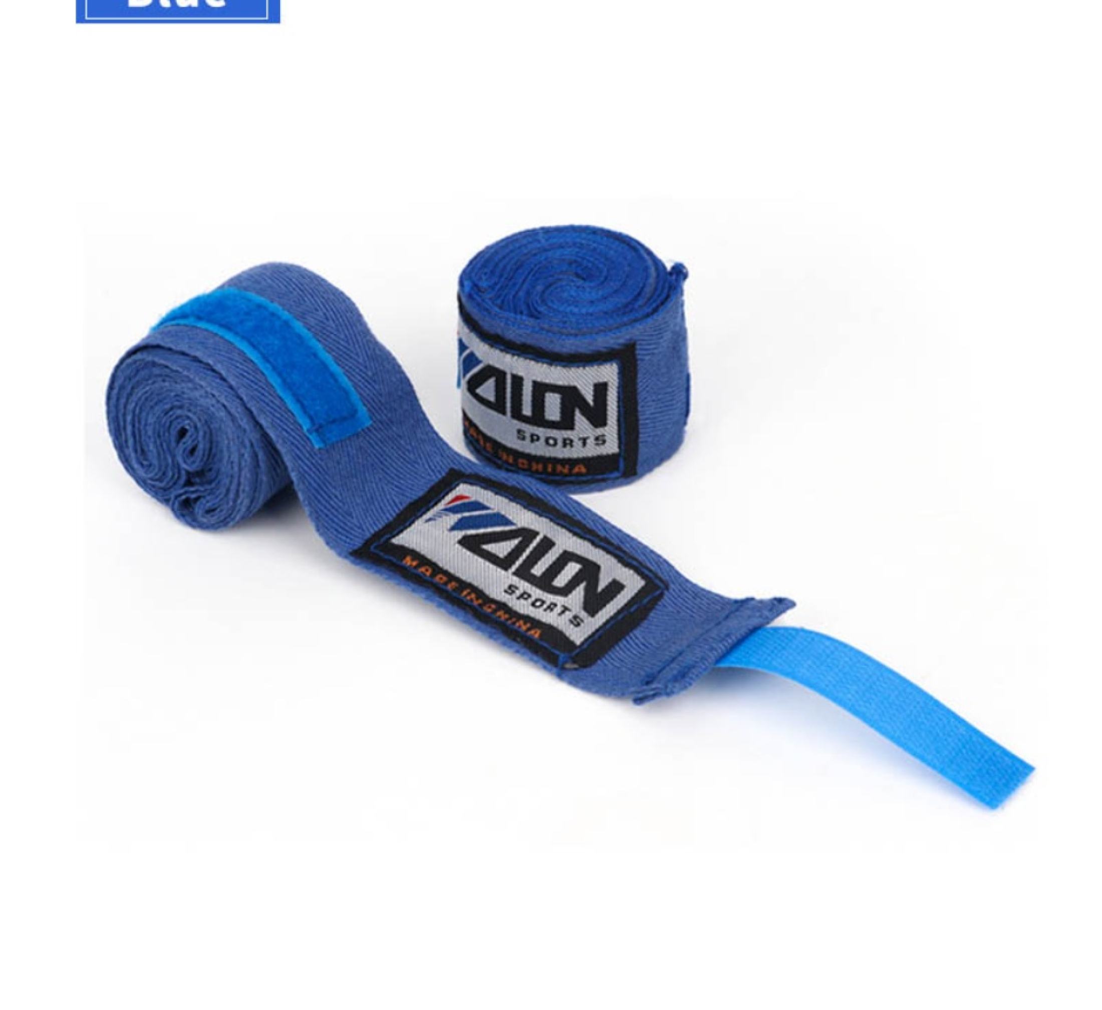 1 paio 5M/3M 100% cotone Bo Strap Bendaggio Velcro Guanti per le mani Bende Sanda Muay Thai MMA Taekwondo_voghion.com