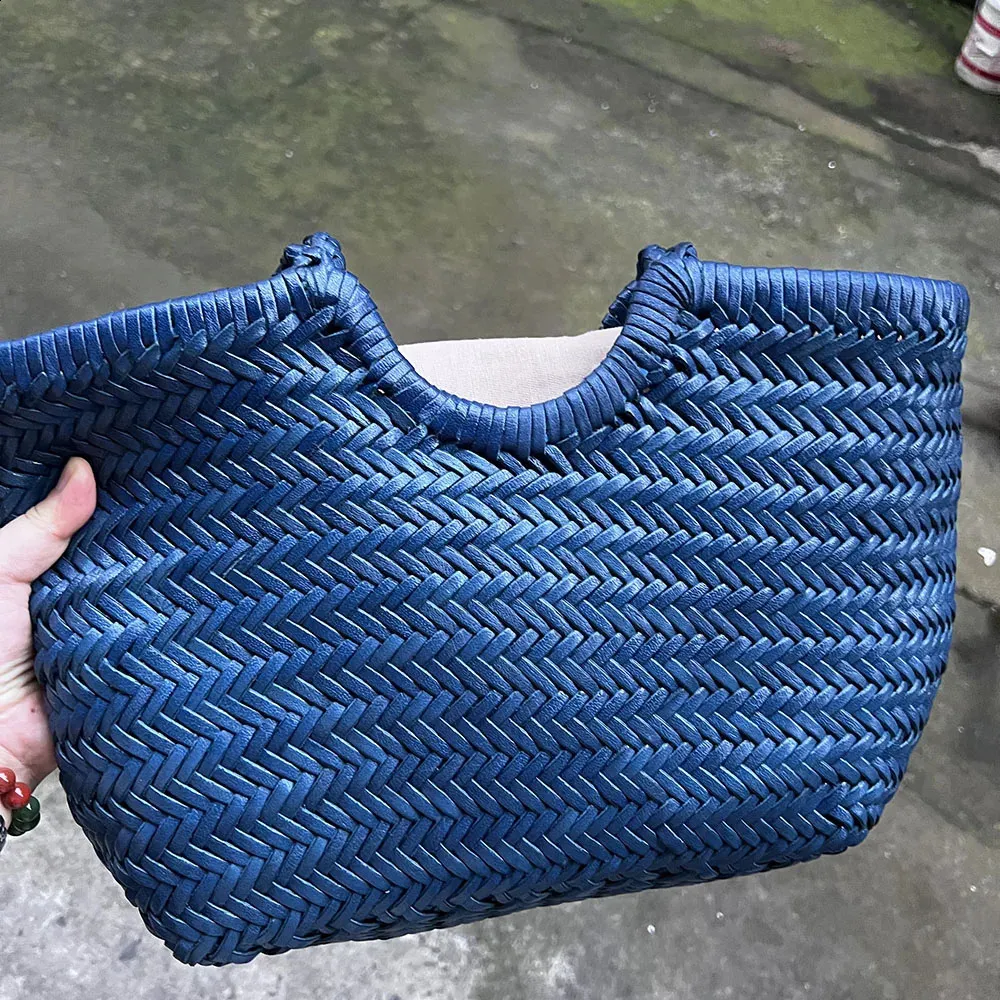 100 % natürliche Rindsleder Weben Handtaschen Mode Kleine Manuelle Hand Made Damen Gewebte Handtasche Exquisite Tote Dating Shopping_voghion.com