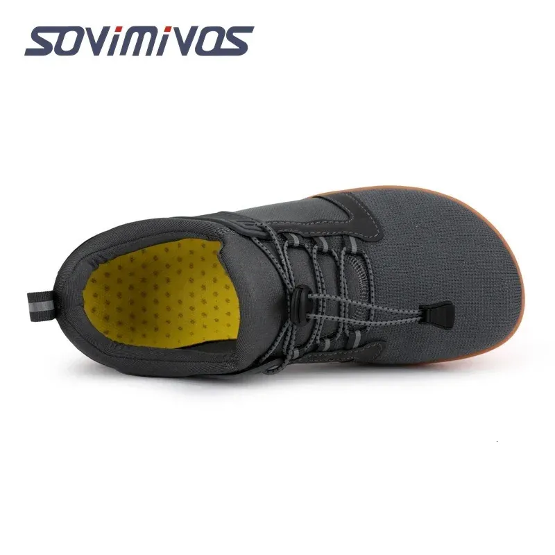Mens Cross-Trainer Casual Sneakers Barefoot Shoes | Wide Toe Box Womens Minimalist Trail Runner Canvas Loafers 240624_voghion.com
