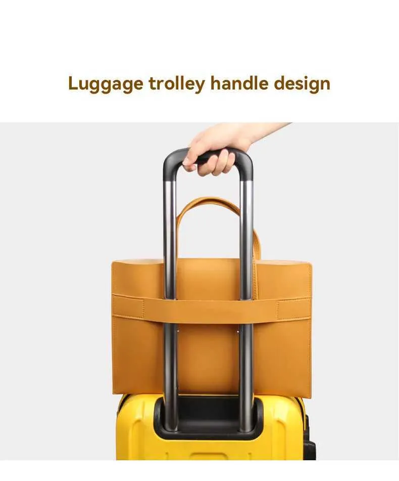 Laptoptasche, schmale Handtasche, Hülle aus PU-Leder für Buch, Xiaomi, Huawei, Lenovo, Microsfoft 13 14 15 16, Notebook, Tablet_voghion.com