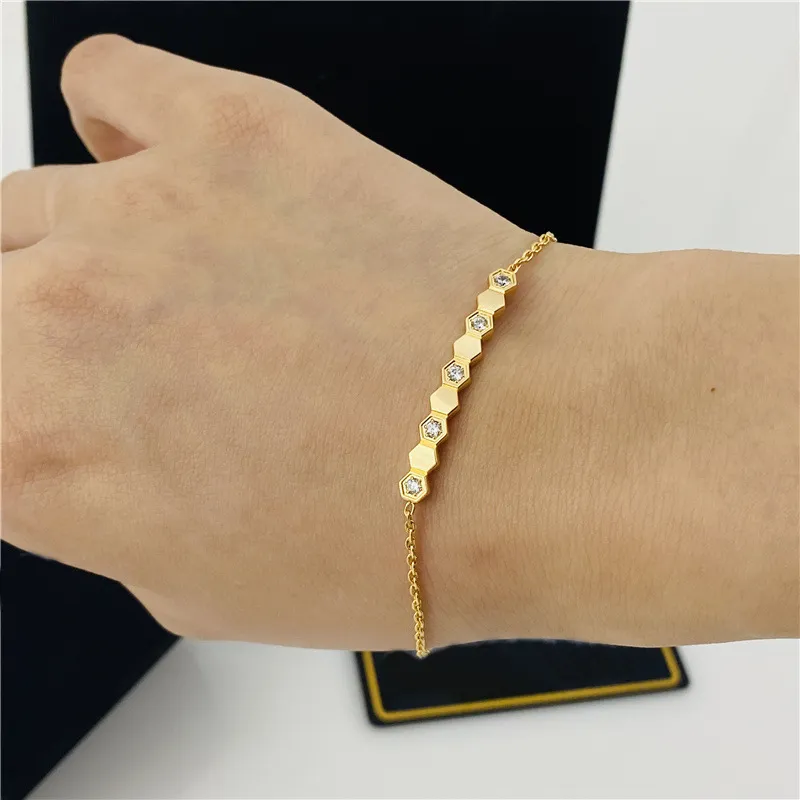 Pánské Iced Out Diamond módní řetízkové náramky Bangles Gold Sier Cuban Link Miami náramek Hip Hop šperky_voghion.com