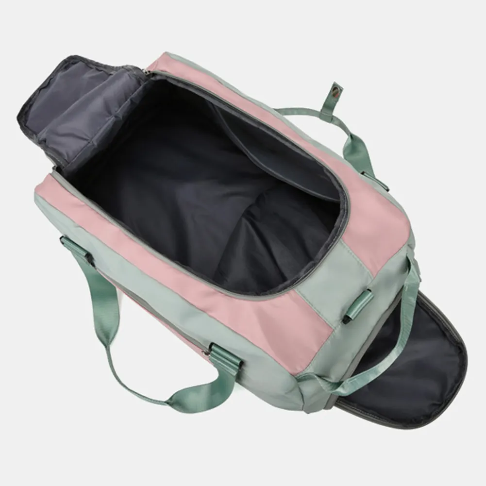 Gym Handbags Fiess Shoulder Men Women Oxford Sport Yoga Backpack Travel Tote Bag With Shoe Compartment_voghion.com