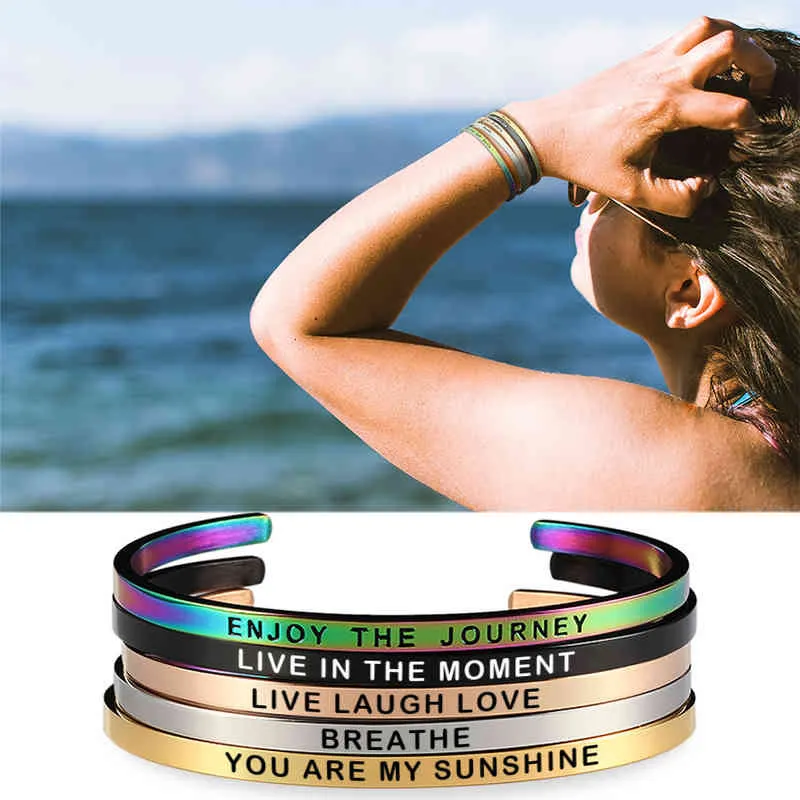 Bracciale con incisione nome data larghezza 4 mm testo coordinate parole personalizzate braccialetti in acciaio inossidabile personalizzati regalo per_voghion.com