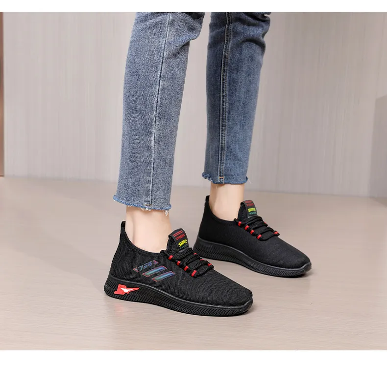 Breathable Running Shoes For Men And Women Versatile Mesh Trainers_voghion.com