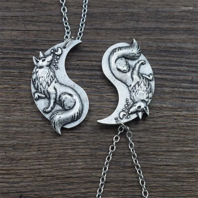Catene 12 pezzi Collana lupo celtico_voghion.com