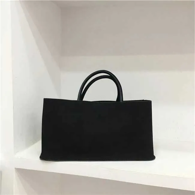 Elegant Women's Suede Tote Bag Large Capacity Commute Shoulder Bag_voghion.com