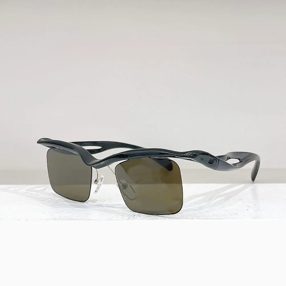 Sunglasses Square Men Outdoor Business Polarized Eyewear Gradient Lenses Unisex Higquality Fashion Glasses_voghion.com