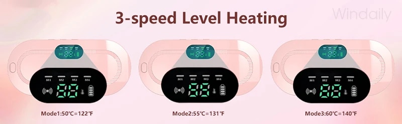 Beauty Care shop Heating Electric Menstrual Pad Smart Warm Palace Belt Abdominal Belly Vibration Massager Period Pain Relief Wa_voghion.com